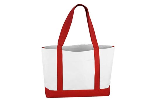 Wholesale Tote Bag Shoulder Bag Canvas Bags with Zipper - China
